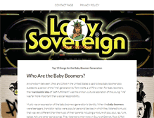 Tablet Screenshot of ladysovereign.co.uk